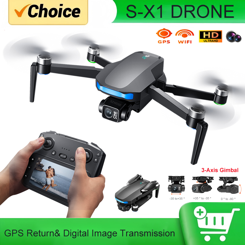 Dron GPS S-X1 MAX con estabili - Drone Camera Professional reseña y precio