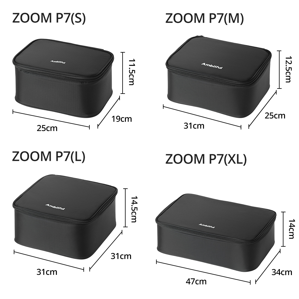 Ambitful ZOOM P7II XL bolsa de - Drone Camera Professional reseña y precio