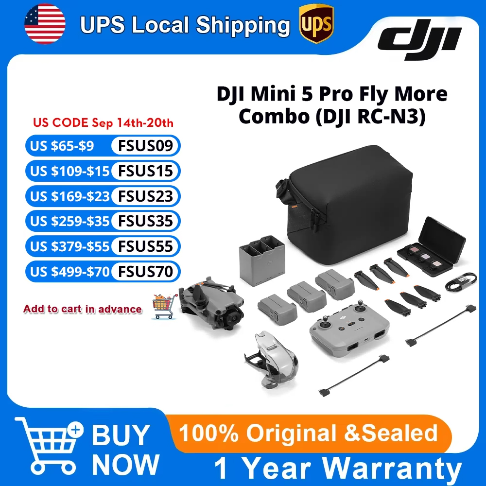 DJI Mini 5 Pro Fly More Combo  - Drone Camera Vlog reseña y precio